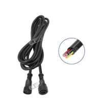 3 Core BLACK IP65 Extension Cable